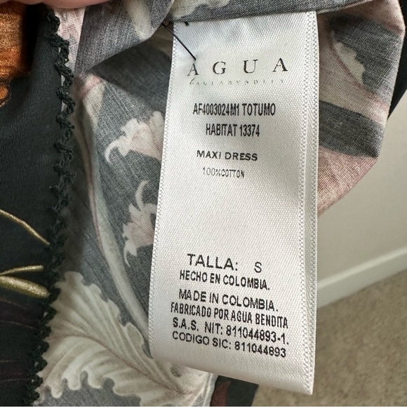 Agua by Agua Bendita Totumo Habitat Dress SZ S - Picture 5 of 12